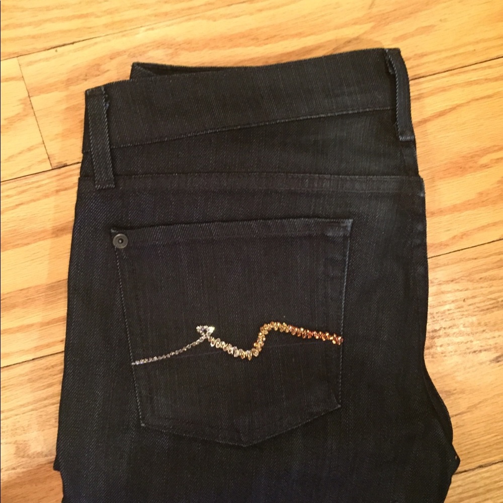 Like brand new dark jeans!